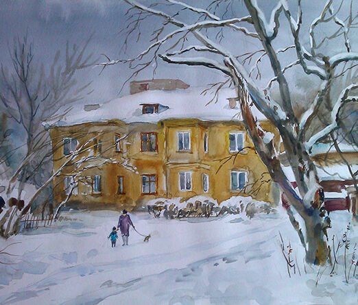 Irina Golubina-water color 7