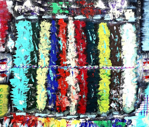 LM12 SIZE28.5x21INCHES ABSTRACT 7