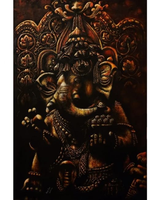 Vinayak 2 - Acrylic on canvas - 24 inch x 36 inch
