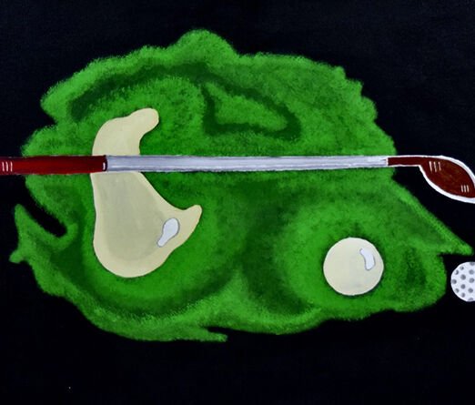 golf-Acrylic_on_Canvas-36x24Inches-Aditya_Kumar_8566015214_Mohali_Punjab