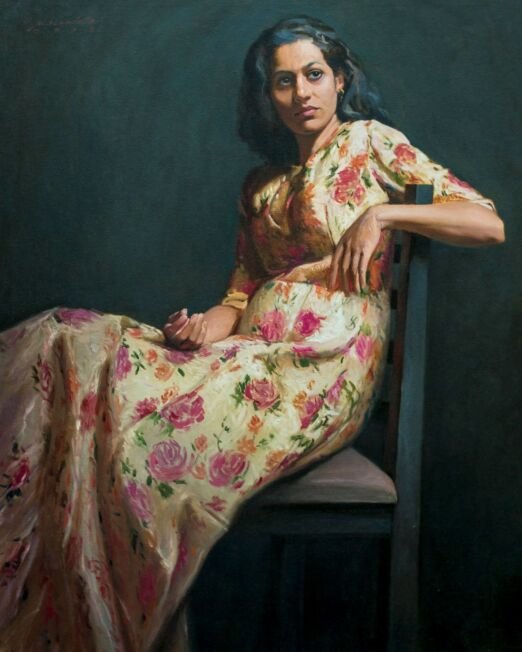 Mahesh Soundatte - Size- 32x40 - Oil on Canvas