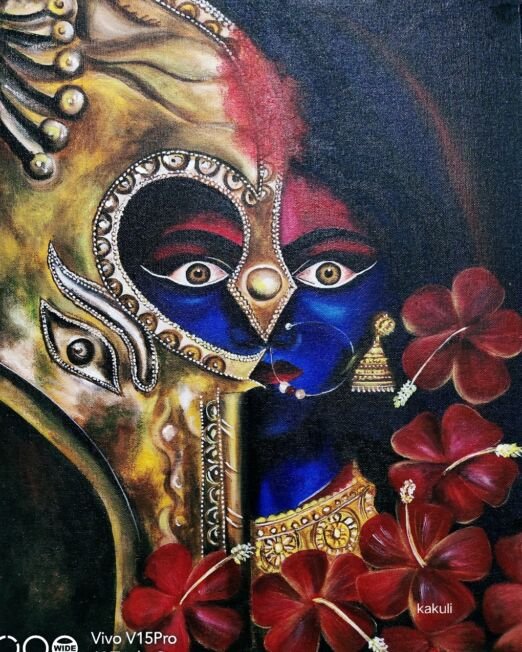 MAA KALI , EXPRESSIONISM, 18” INCH -24” INCH